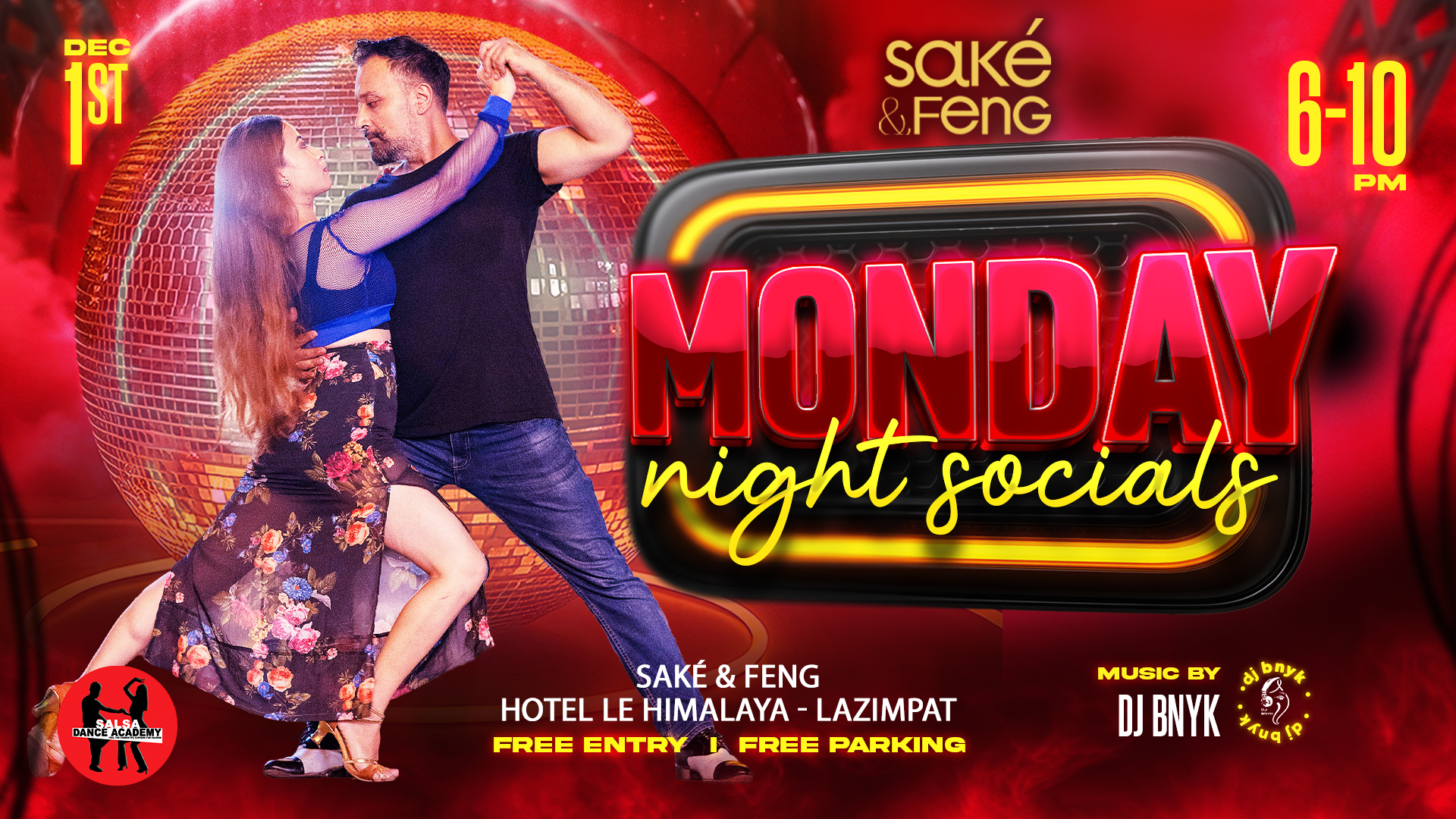 Monday Night Socials at Saké & Feng