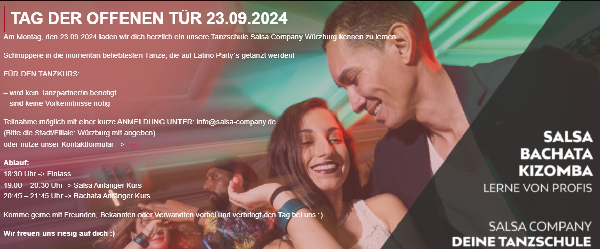 Tag der offenen Tür - Salsa Company Würzburg