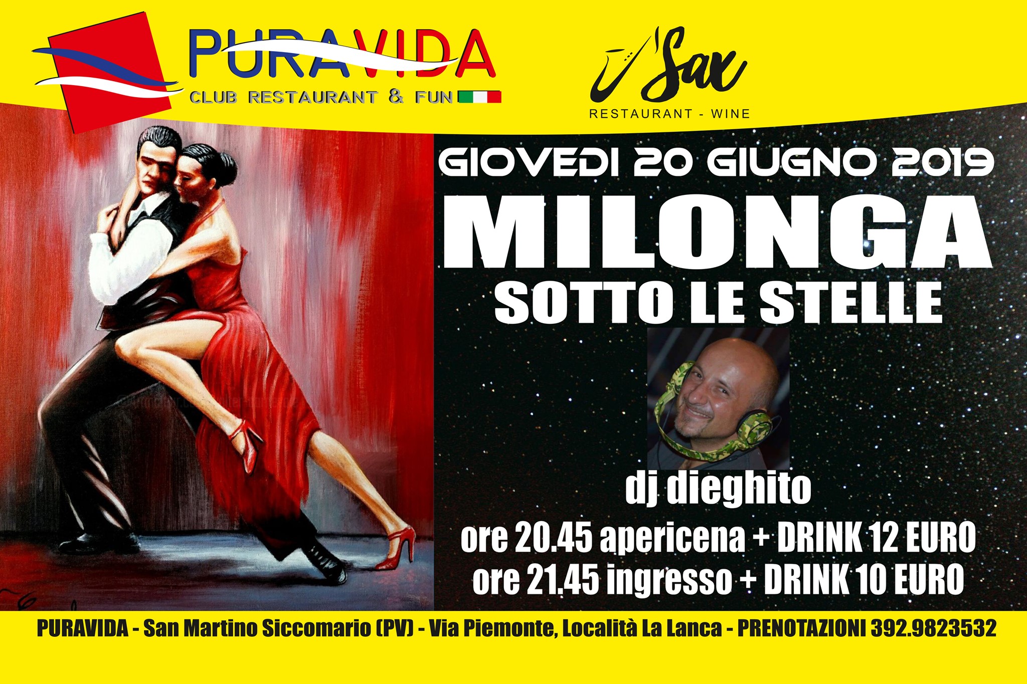 Milonga SOTTO LE Stelle