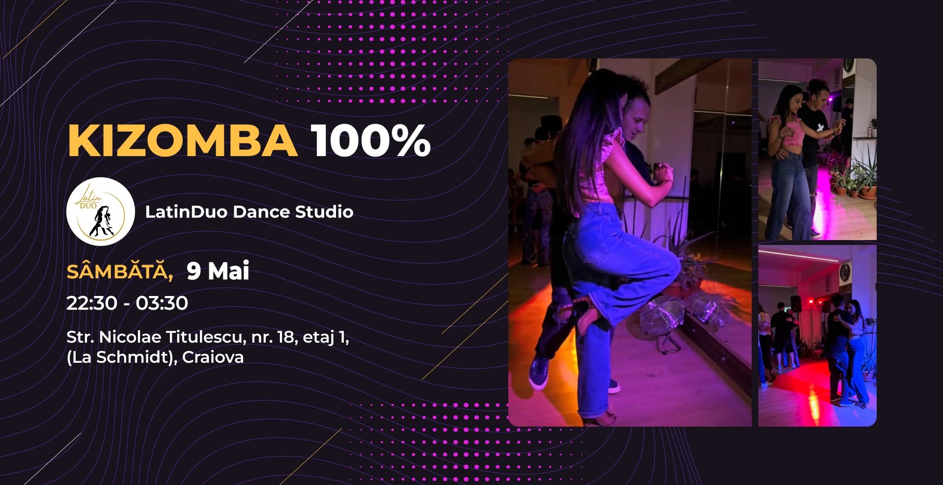 100% Kizomba Party. O noapte, un singur ritm ✨
