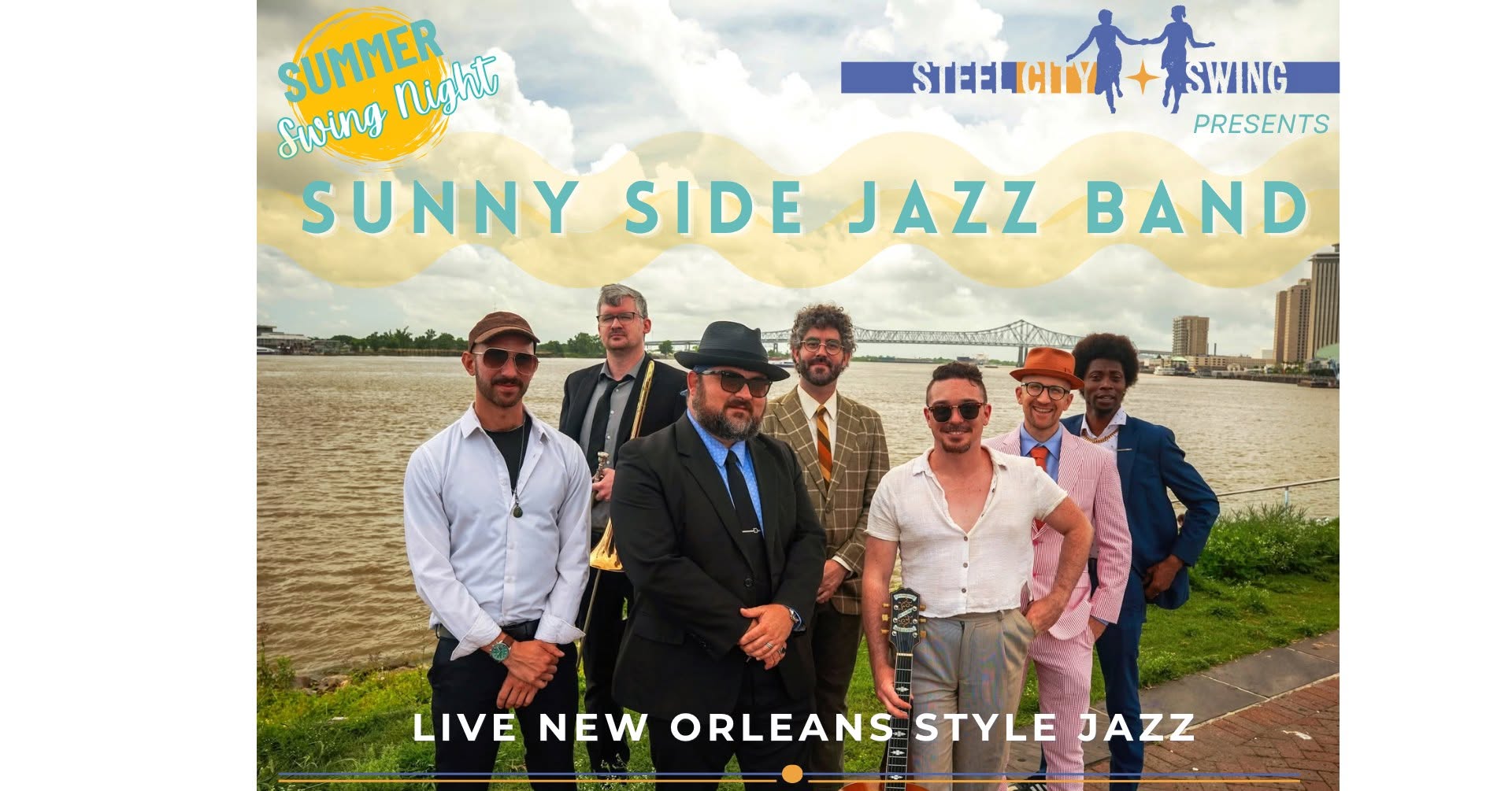 Summer Swing Night with Sunny Side Jazz Band presented by Steel City Swing