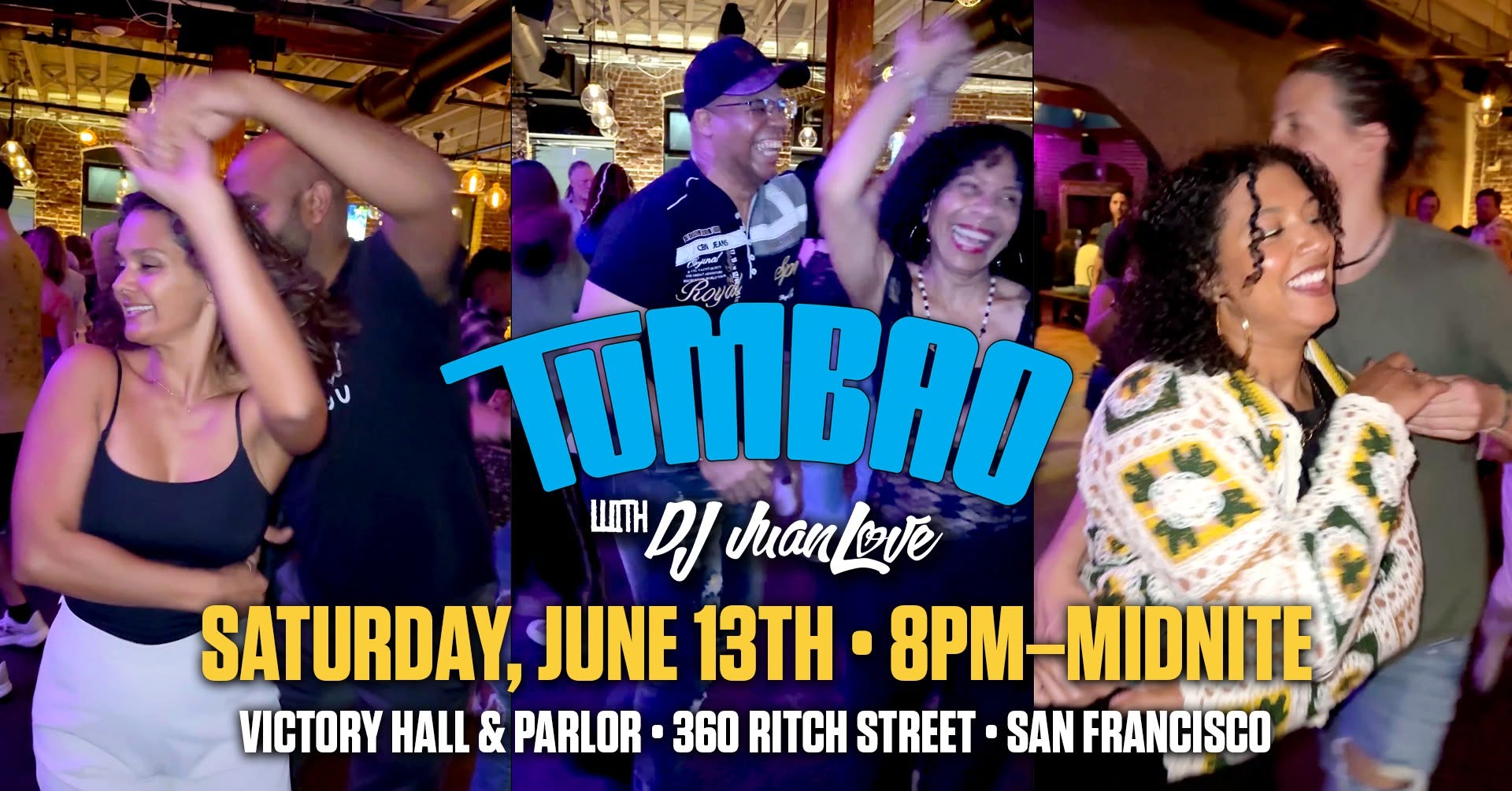 TUMBAO with DJ JuanLove at Victory Hall & Parlor