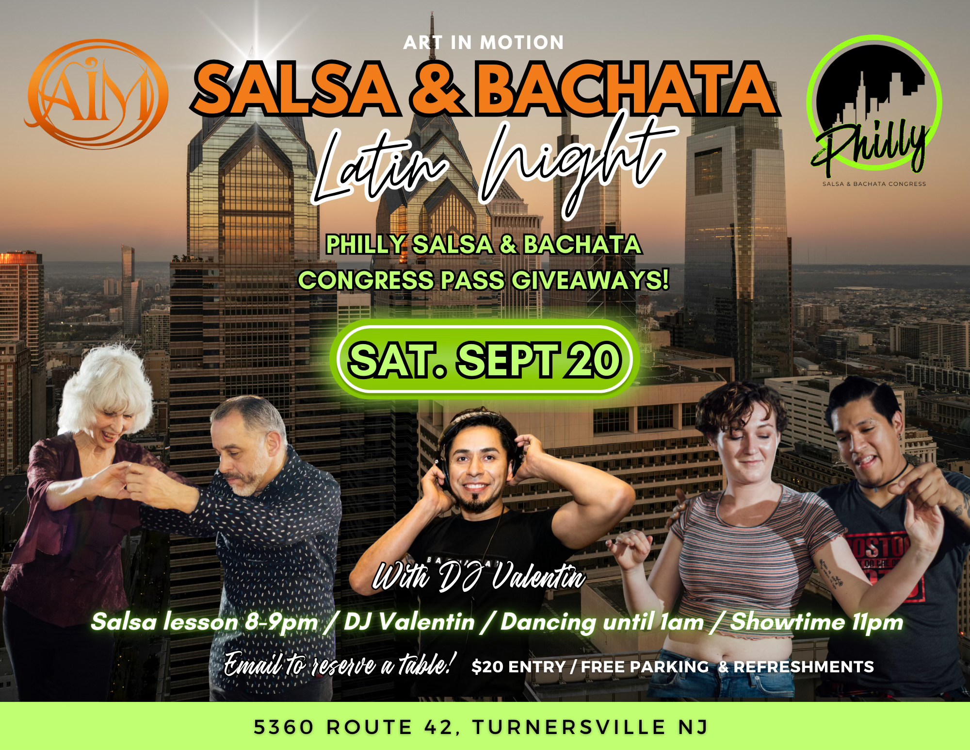 Latin Night & Philly Congress Giveaway with DJ Valentin!