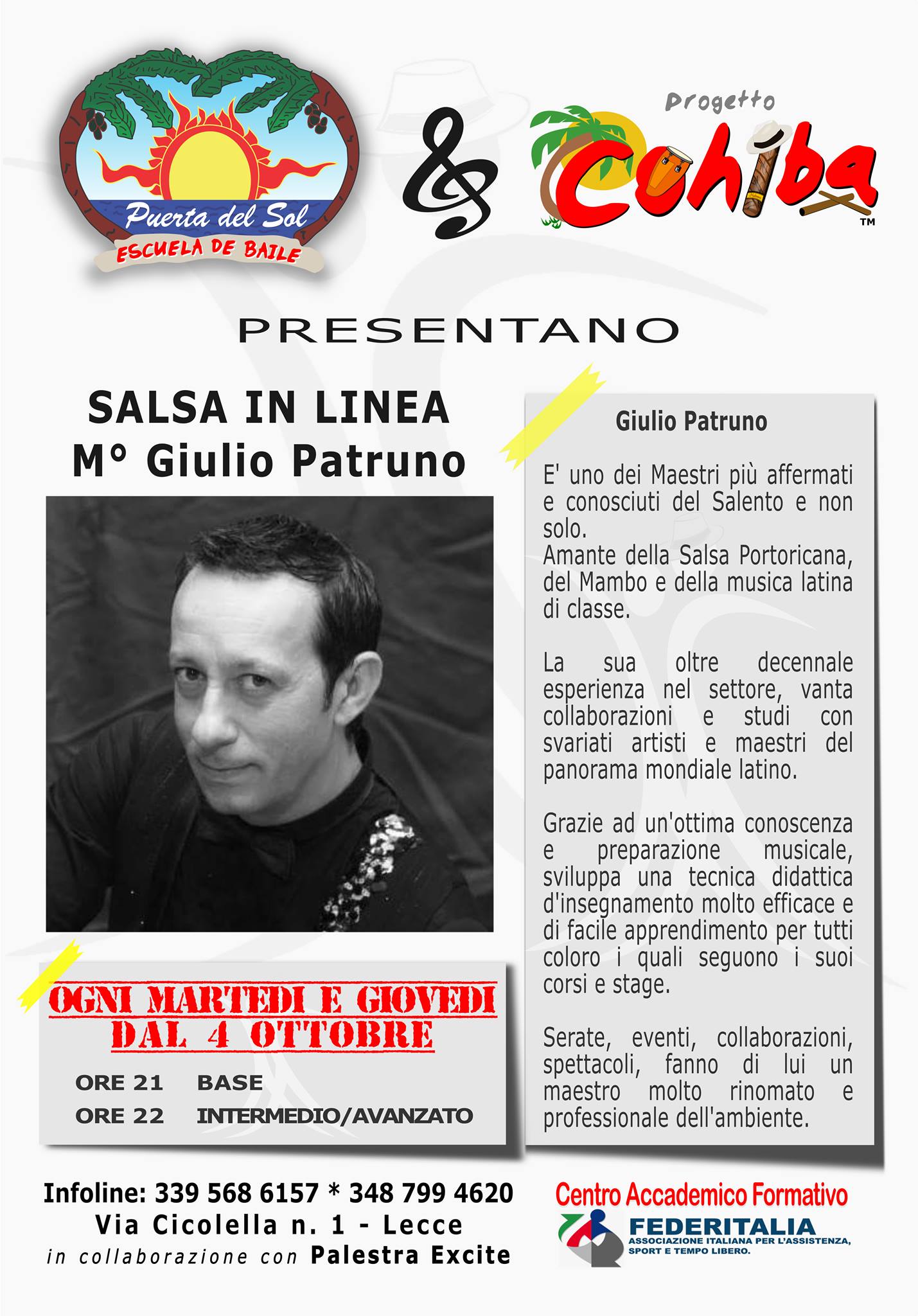 Salsa in Linea Con M° Giulio Patruno