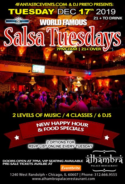 World Famous Salsa Tuesday