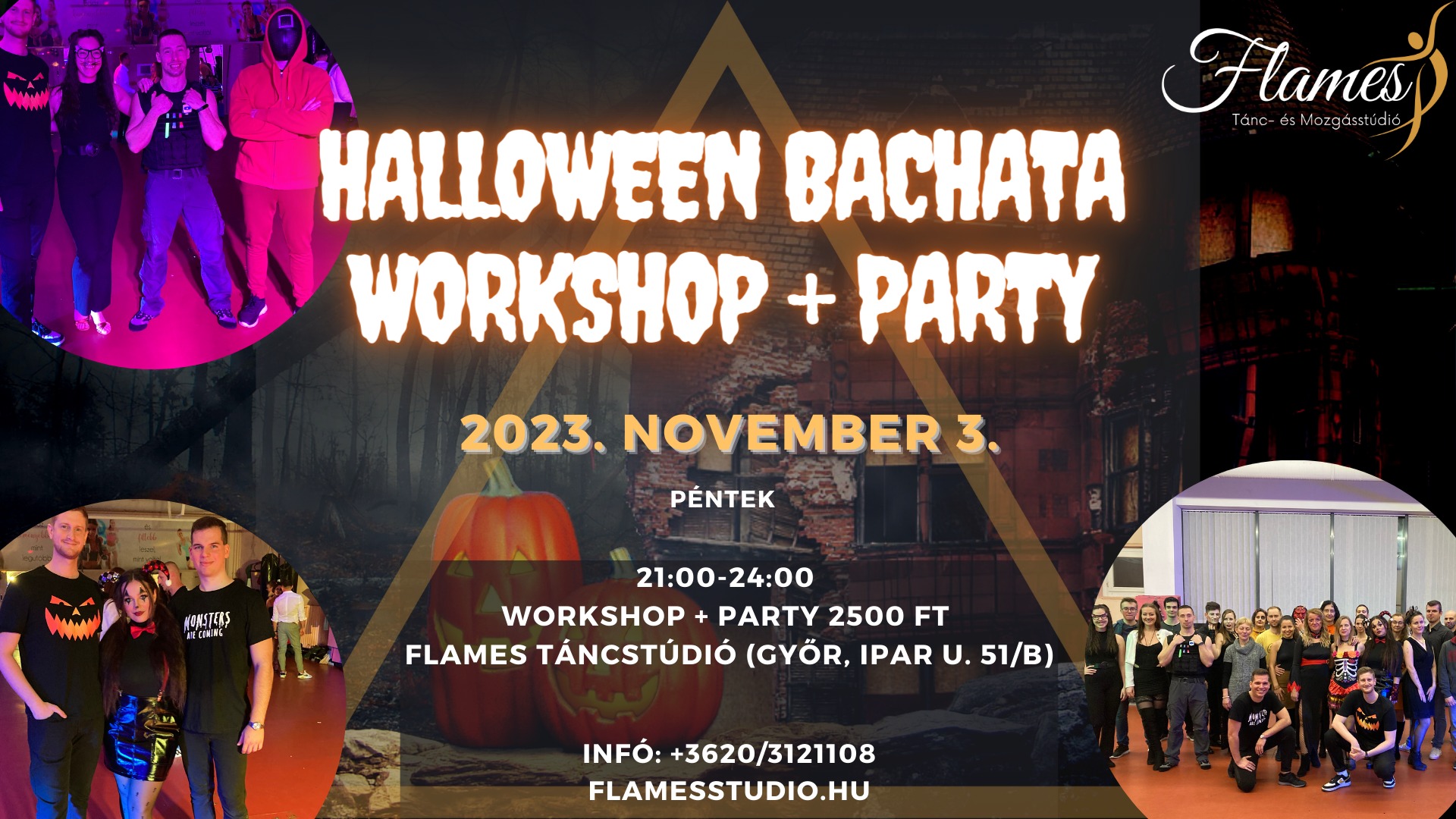 HALLOWEEN BACHATA Workshop + Party 2023.11.03