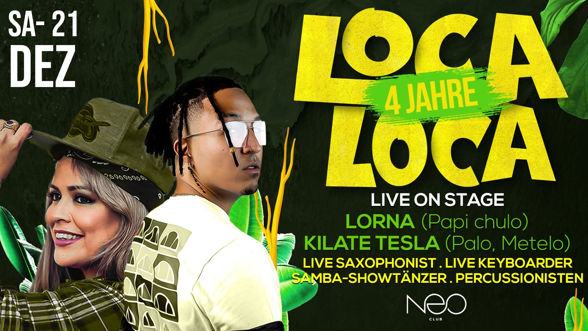 4 Jahre LOCA LOCA - Lorna (Papi Chulo), Kilate Tesla & more live