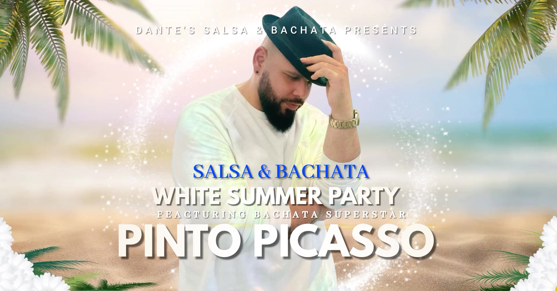 WHITE SUMMER PARTY FEATURING PINTO PICASSO