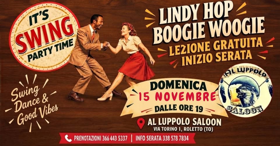 It's Swing Party Time - Lindy Hop & Boogie Woogie