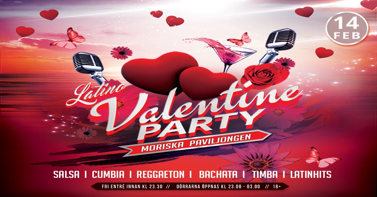Officiella VALENTINE's Latino Party!