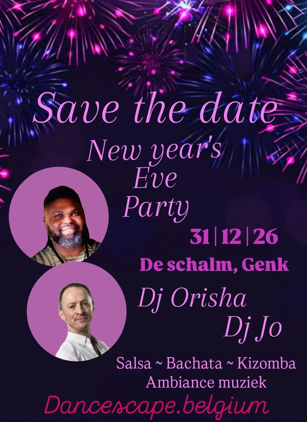 Oud Nieuw 2026 met Dj Jo en Orisha !