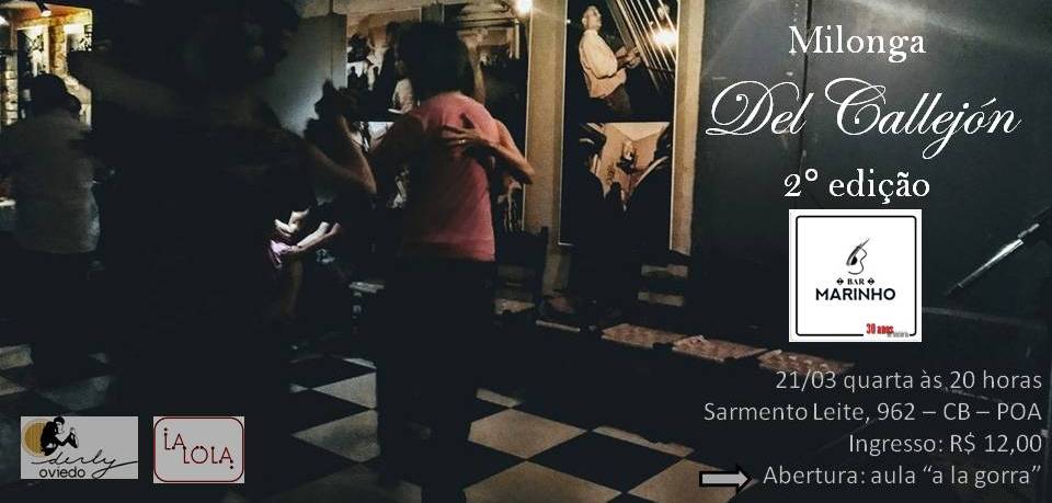 Milonga Del Callejón 2° Edição