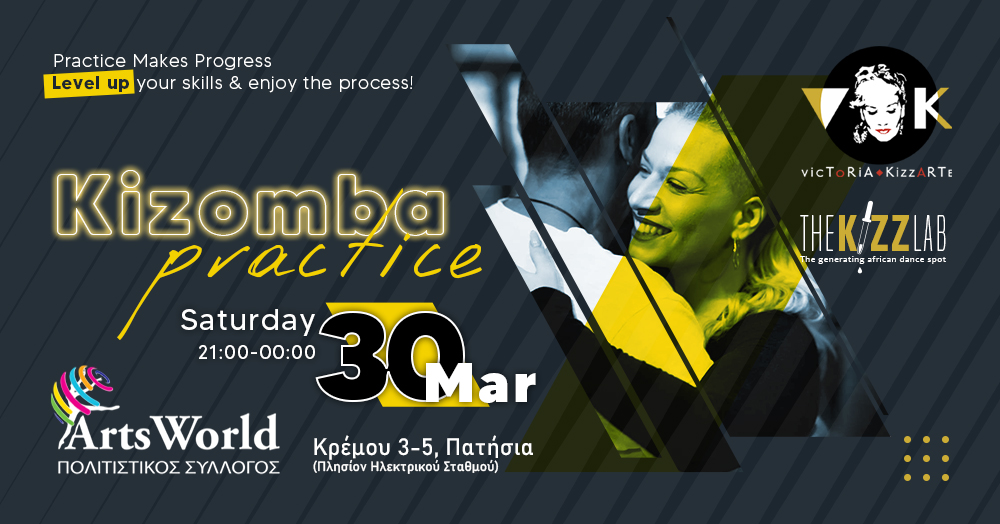 Kizomba Practice in Athens by Victoria KizzArte