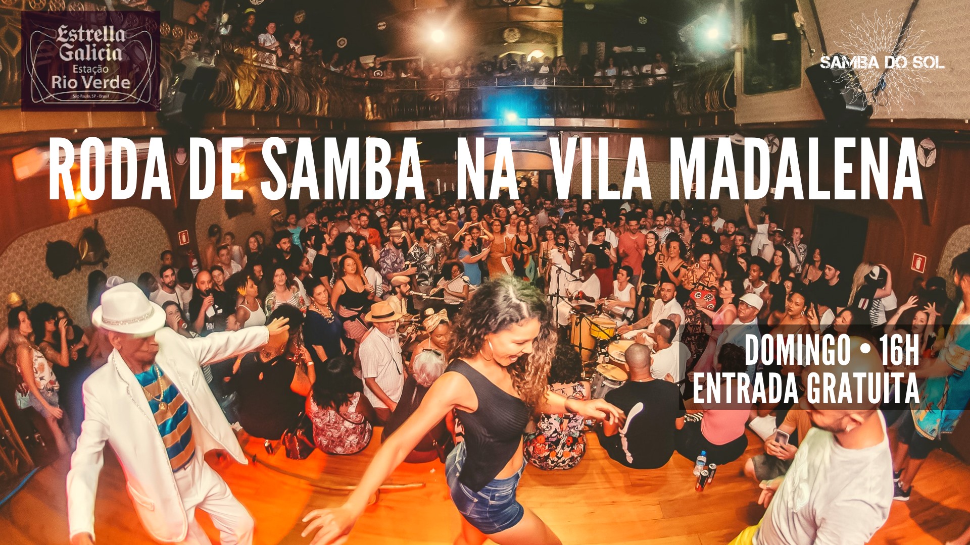 1º SAMBA DO SOL do ANO • Grátis no Rio Verde!