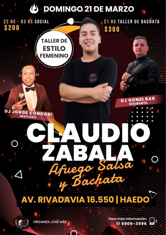 Afuego Domingo 21 03. Claudio Zabala