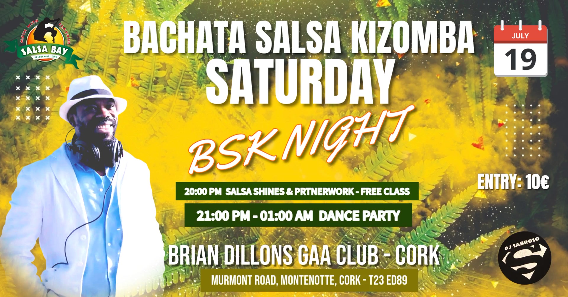 BSK SUMMER PARTY - BACHATA, SALSA, KIZOMBA - Cork City