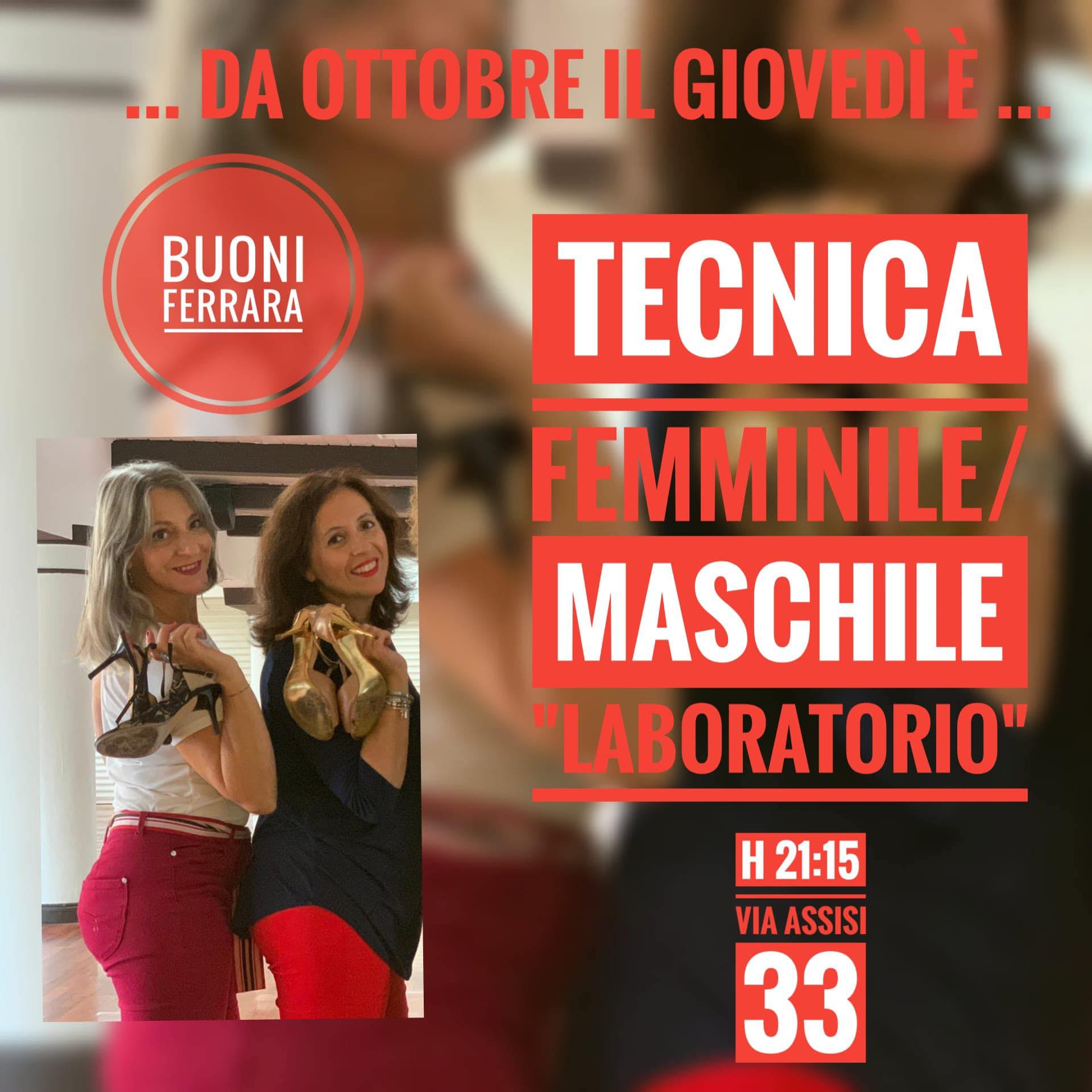 Tango tecnica FEMMINILE e MASCHILE