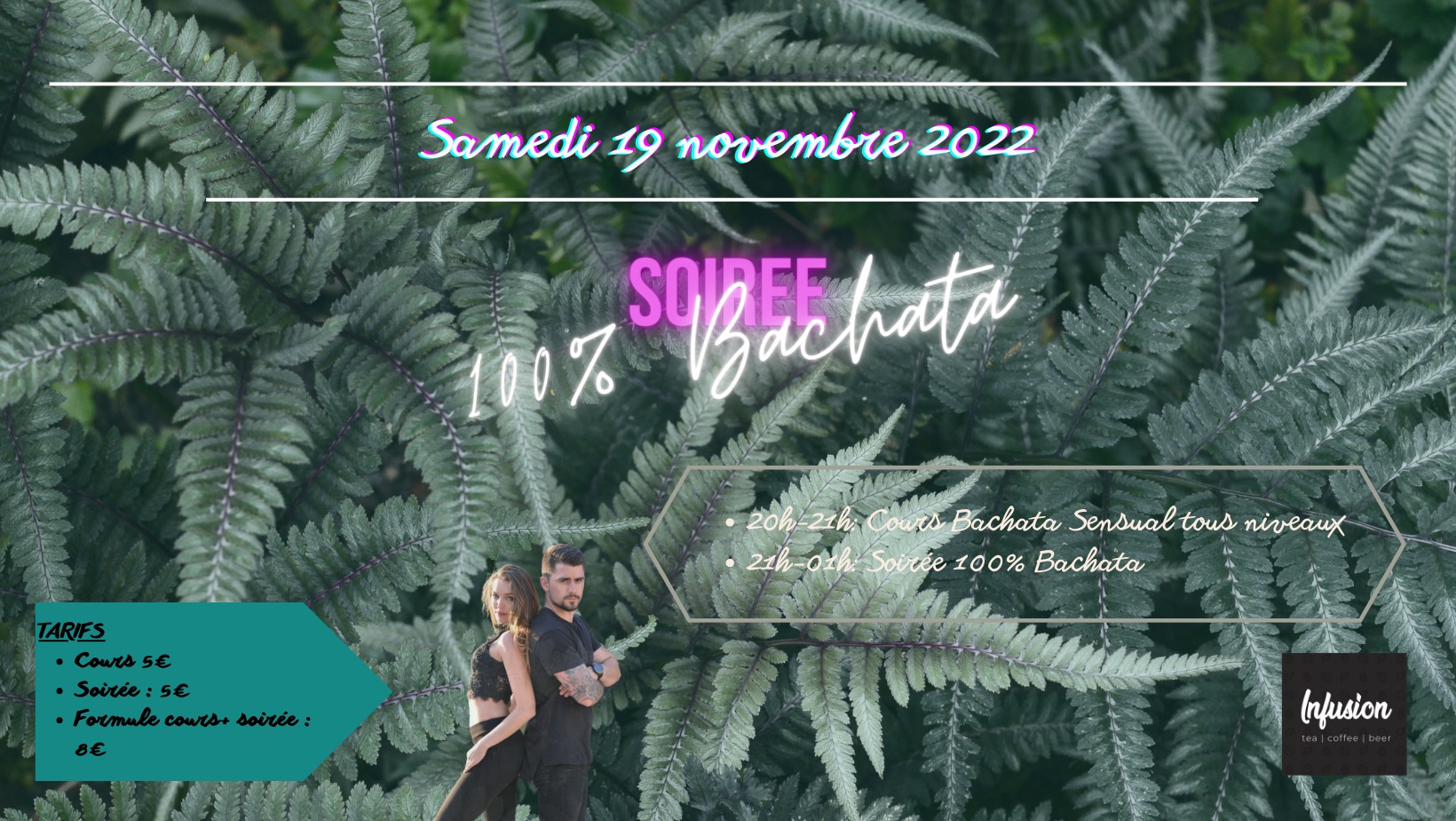 COURS & SOIREE 100% BACHATA