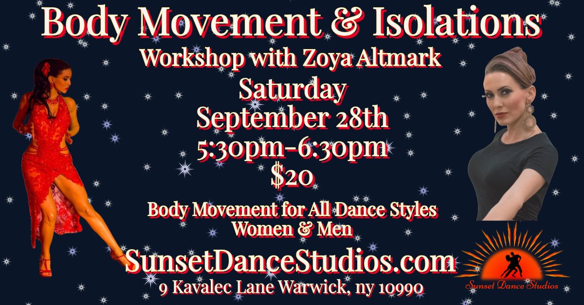 Body Movement & Isolations Workshop