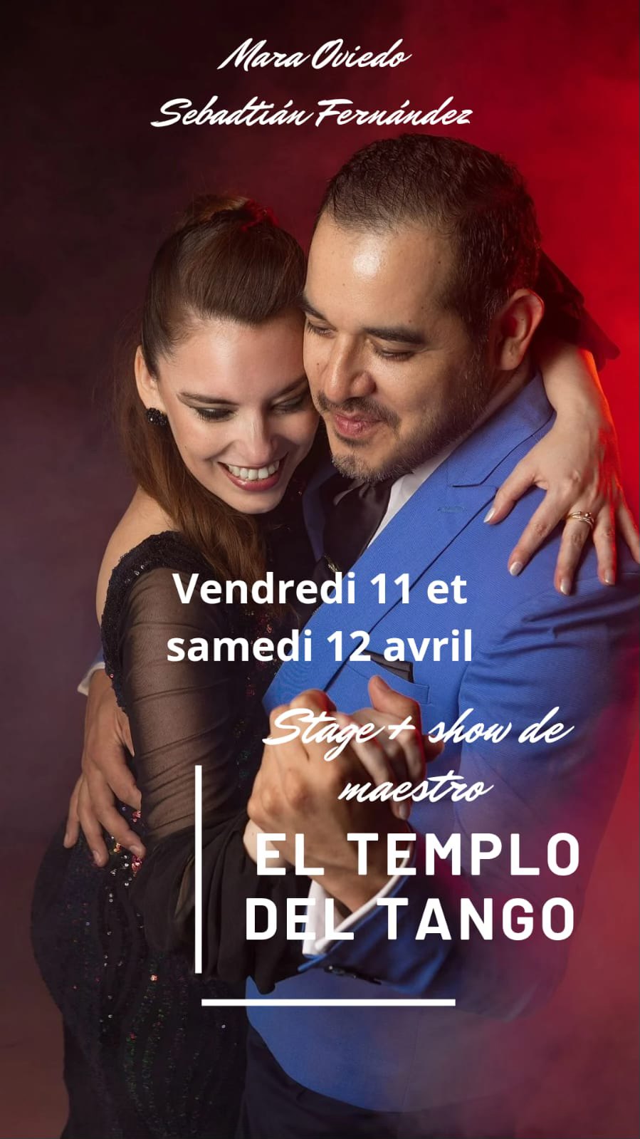MILONGA EL TEMPLO + STAGES ET SHOW DE MAESTROS INVITADOS
