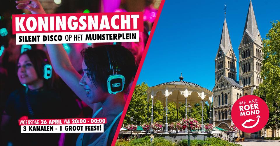Koningsnacht - Silent Disco op het Munsterplein