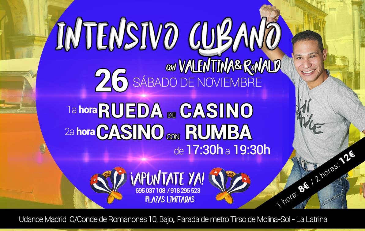 Intensivo Cubano con Valentina y Ronald!