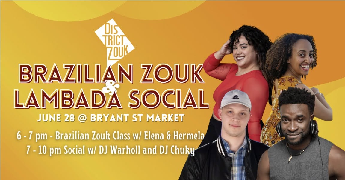 Brazilian Zouk & Lambada Social w Elena & Hermela, DJ Warholl & DJ Chuky