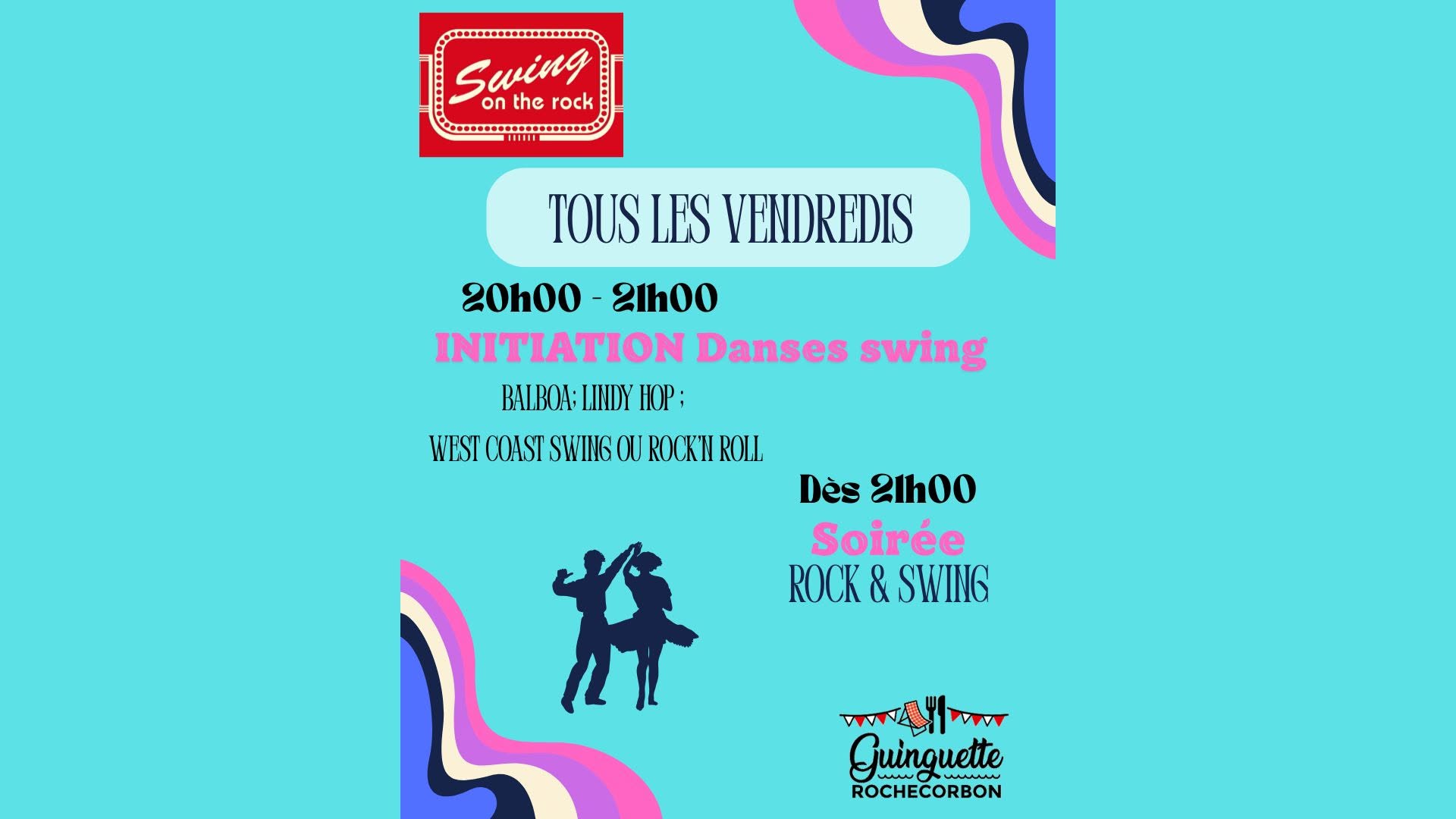 initiation et danses multiswing à la guinguette de rochecorbon