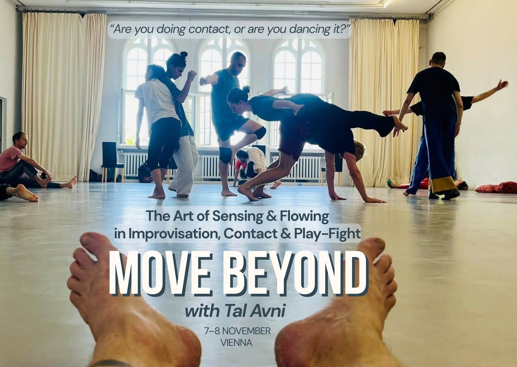 MOVE BEYOND - The Art of Sensing & Flowing in Improvisation, Contact & Play-Fight