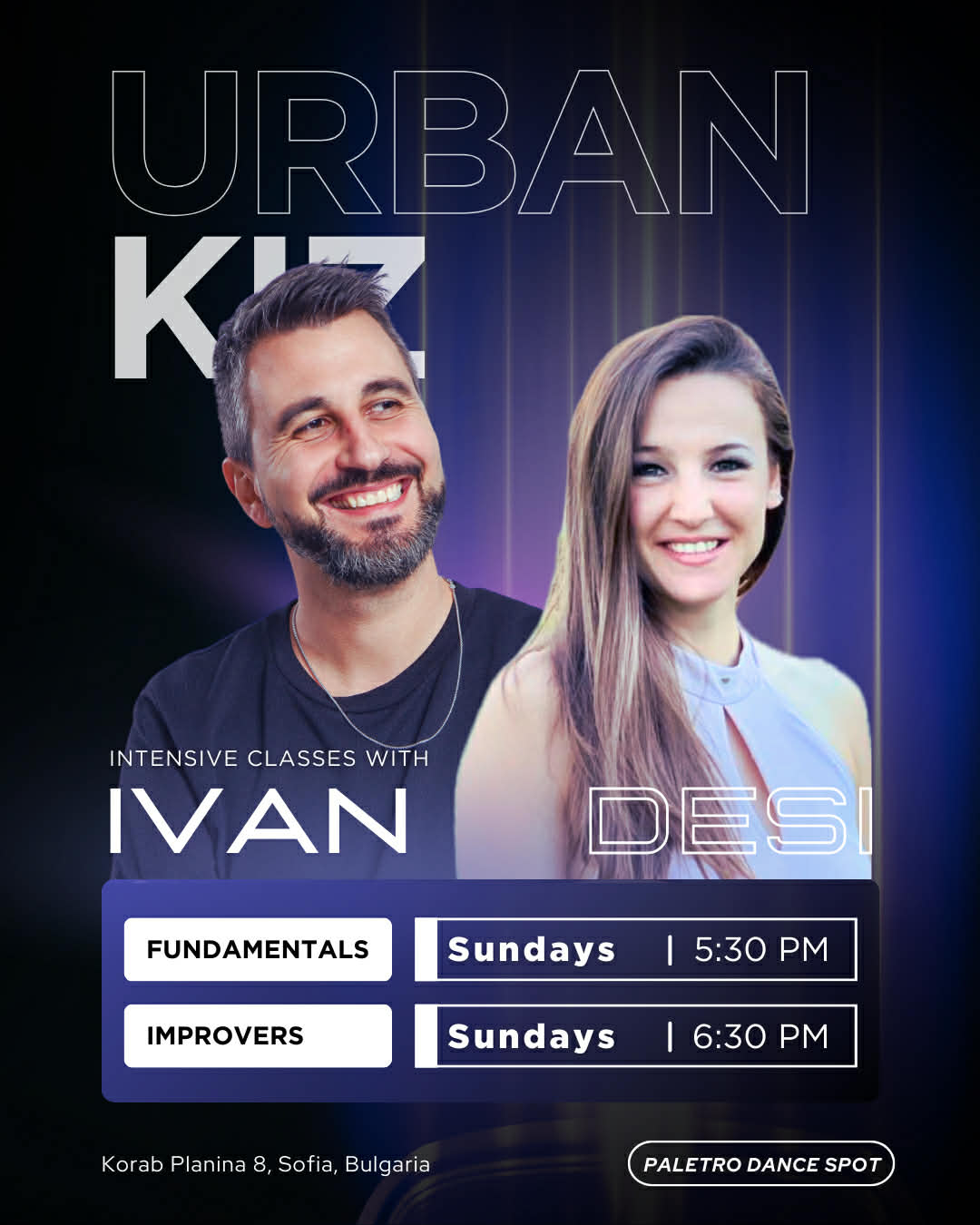 URBAN KIZOMBA - нов интензивен курс с Иван