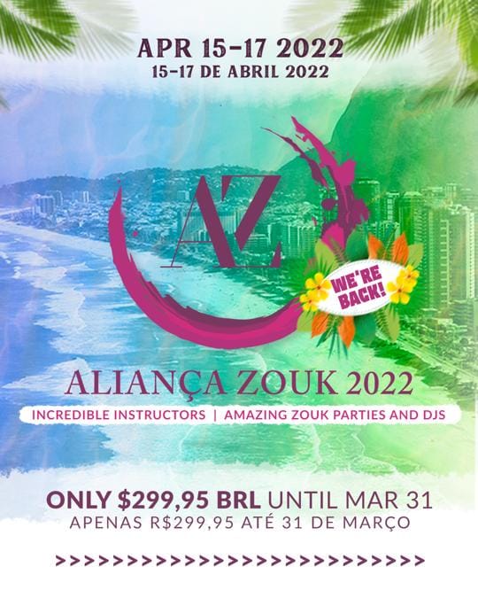 ALIANÇA ZOUK 2022 PRÉ ILHA DO ZOUK