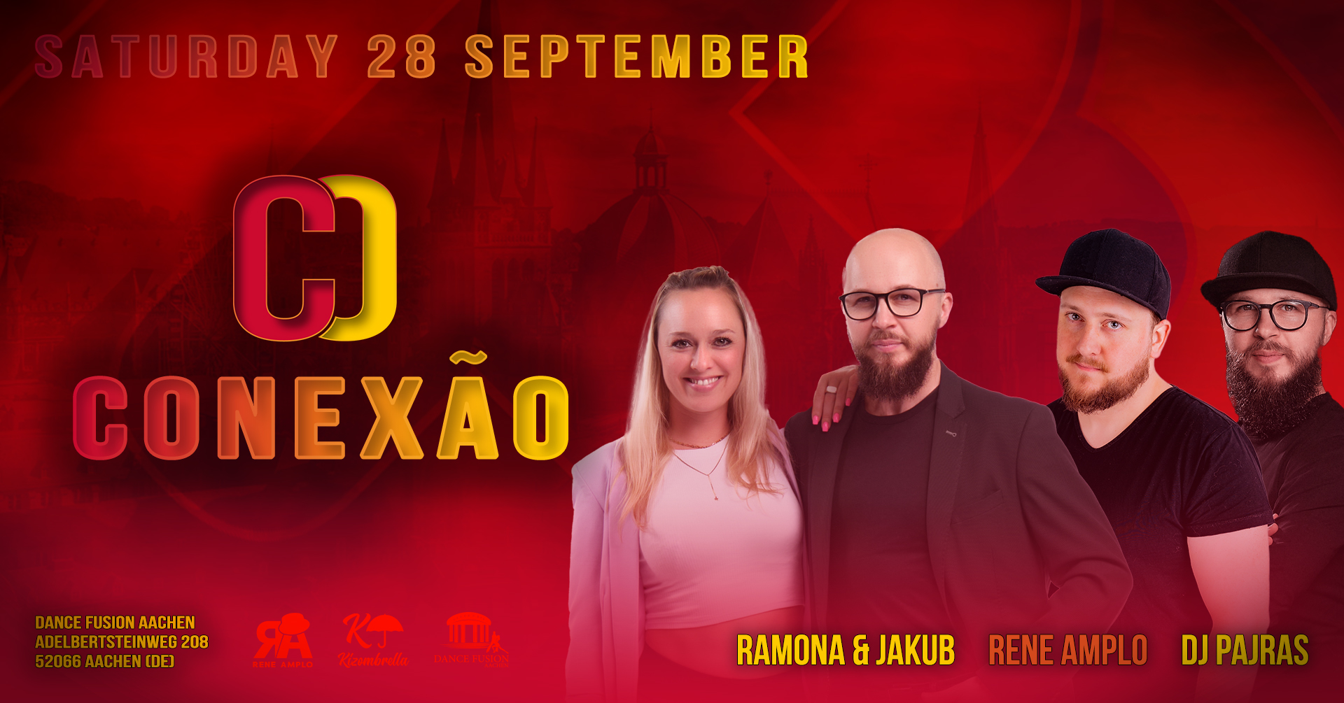 CONEXÃO • Your monthly UrbanKiz Kizomba Party in Aachen 🇩🇪