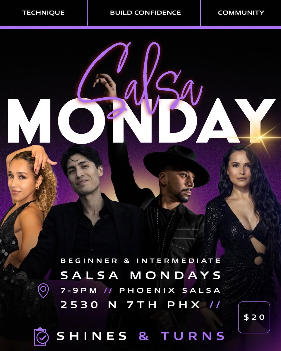 Monday Beginner Salsa with Phoenix Salsa!