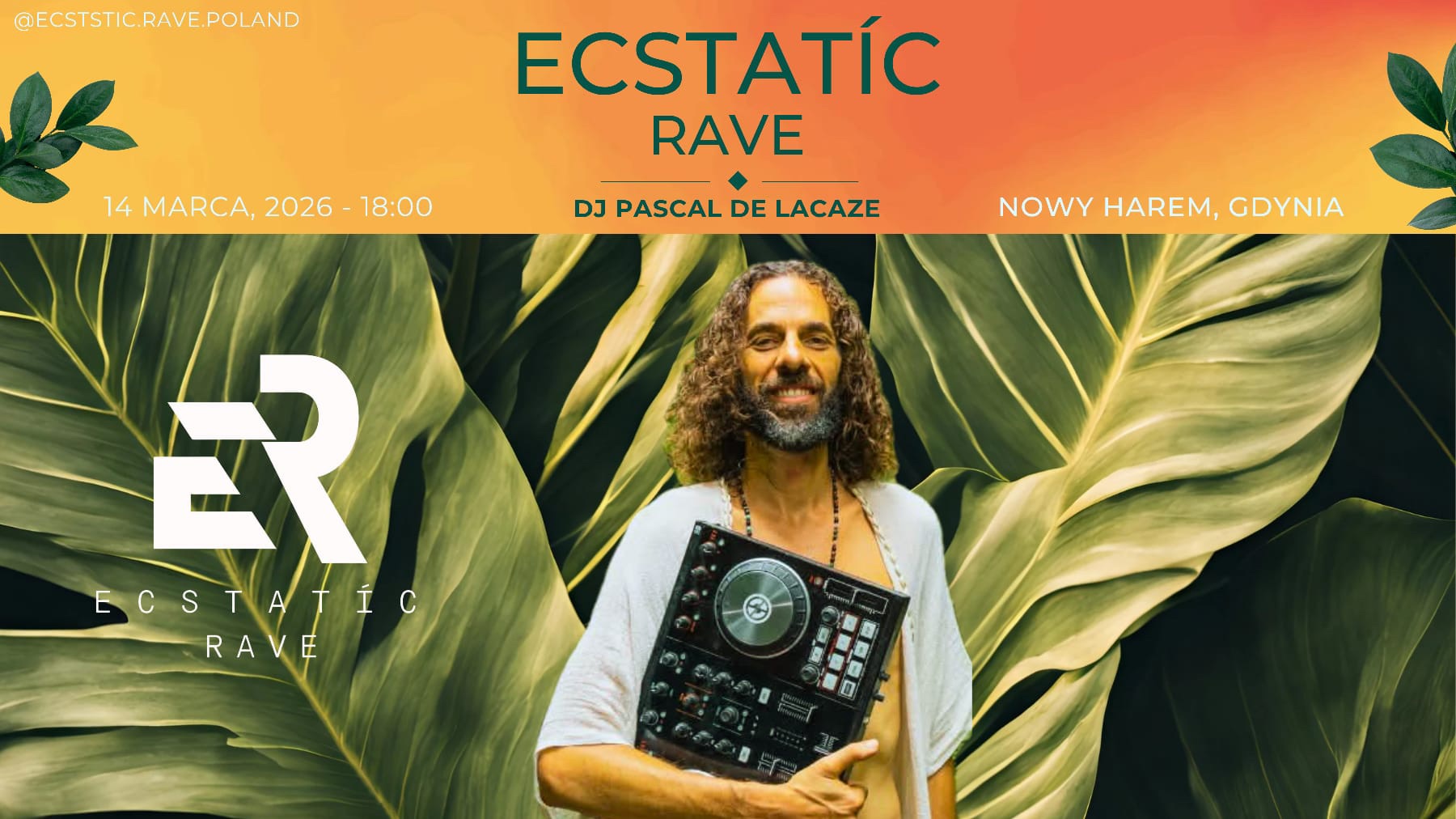TAŃCZ NA TRZEŹWO! Esctatic RAVE Pascal Gdynia