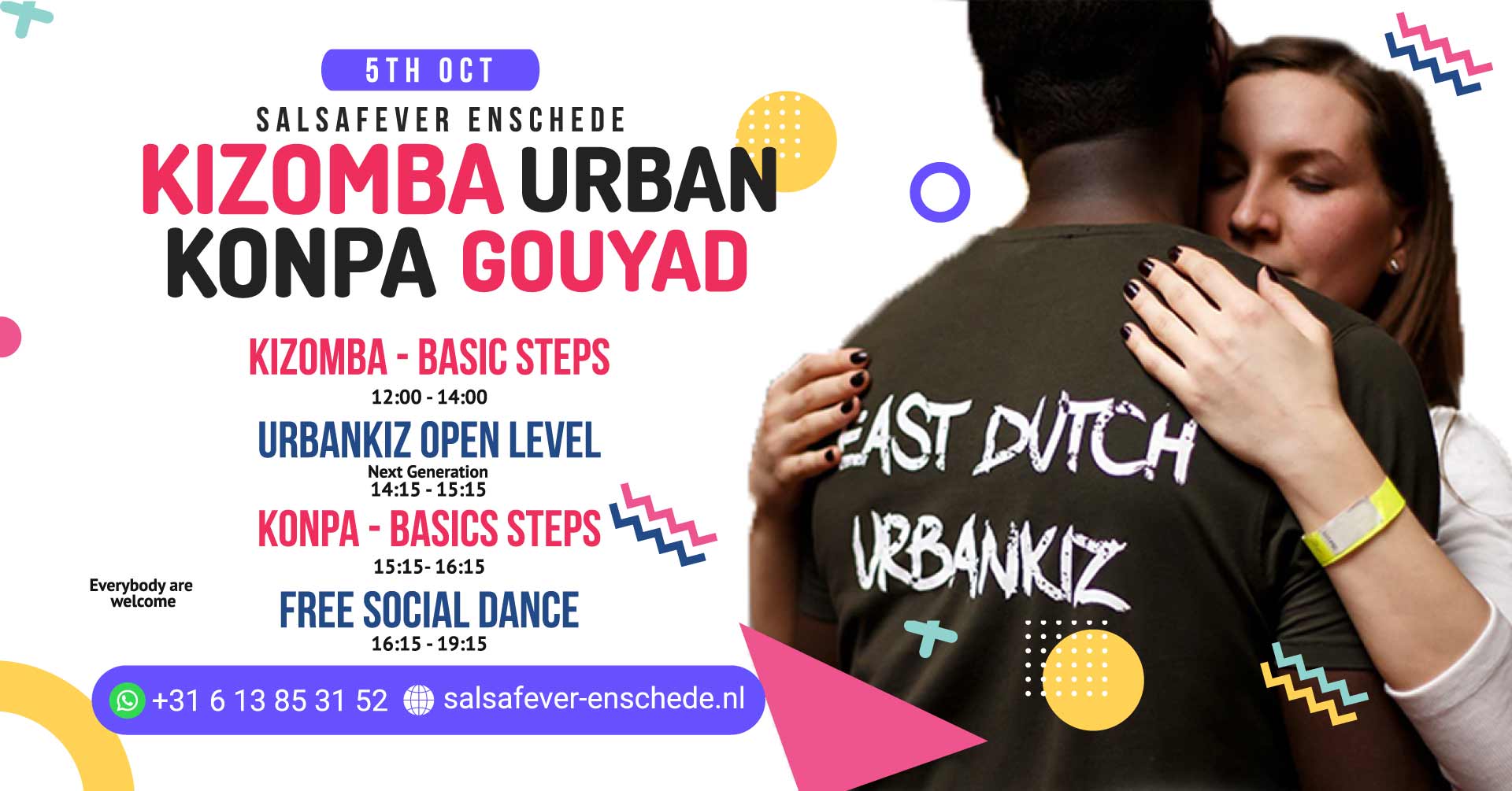 Dance Workshops Kizomba Urbankiz & Konpa After Social Learn In 1 Day