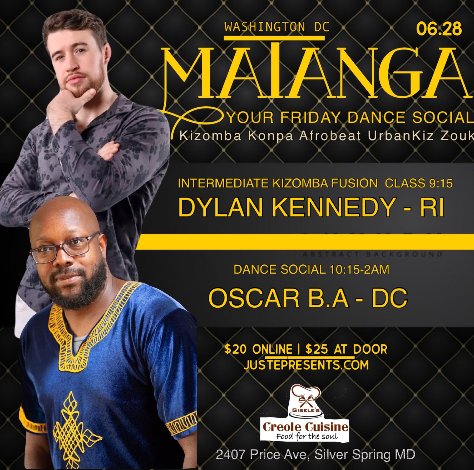 đź”…MATANGAđź”…Oscar B.A & Dylan Kizomba Fusion Class
