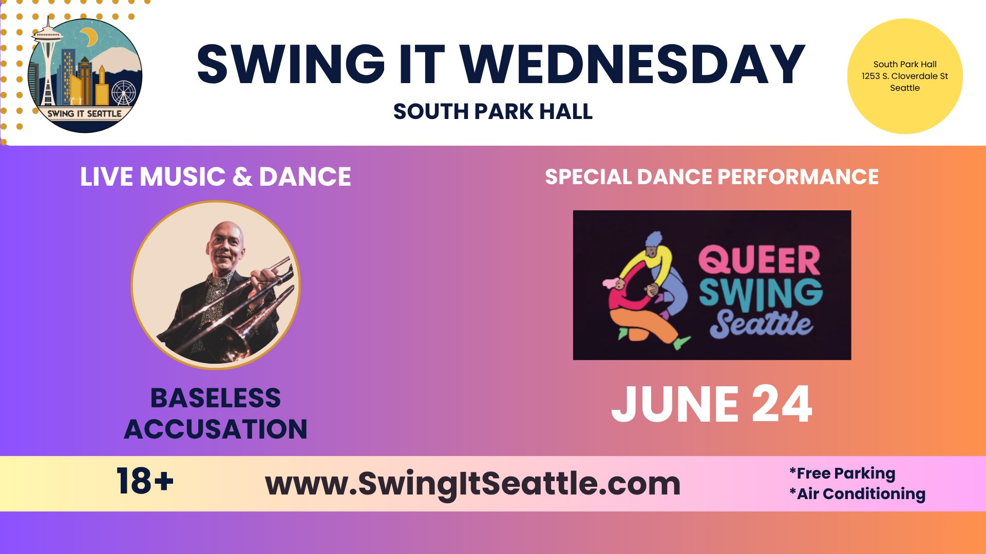 Swing It Wednesday - Baseless Accusation + Queer Swing Seattle Performance