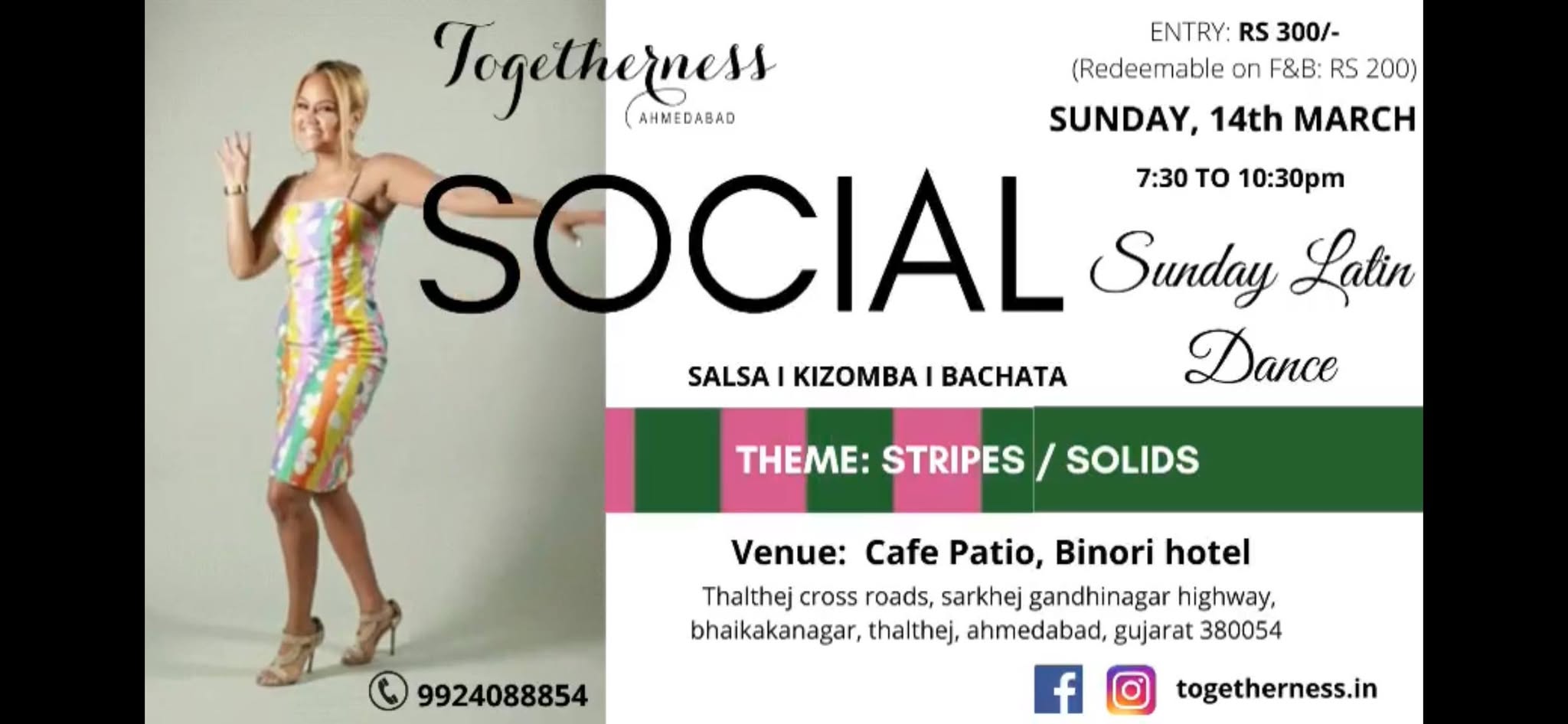 Togetherness Sunday Latin Dance Socials