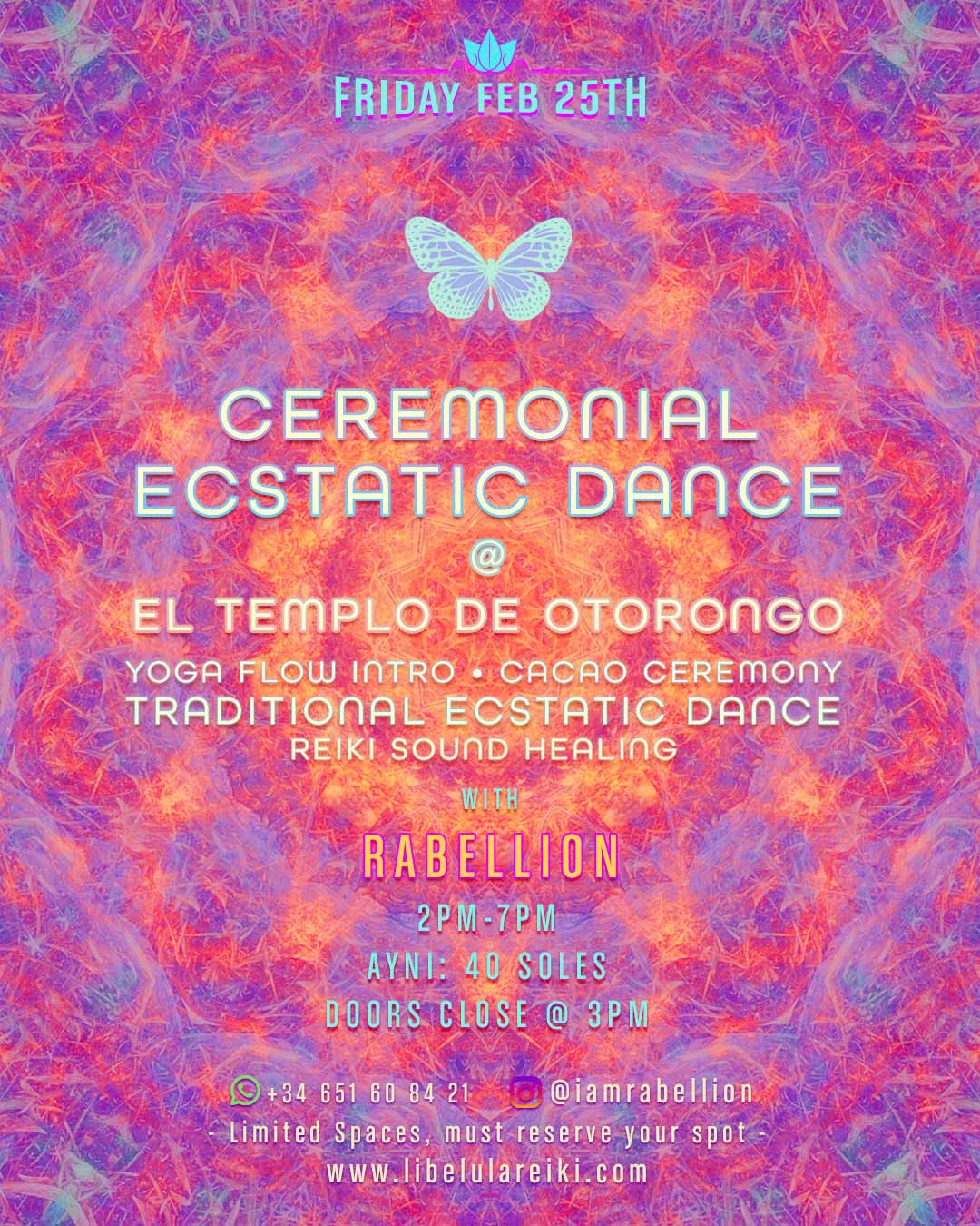 Ceremonial Ecstatic Dance @ El Templo de Otorongo, Pisac