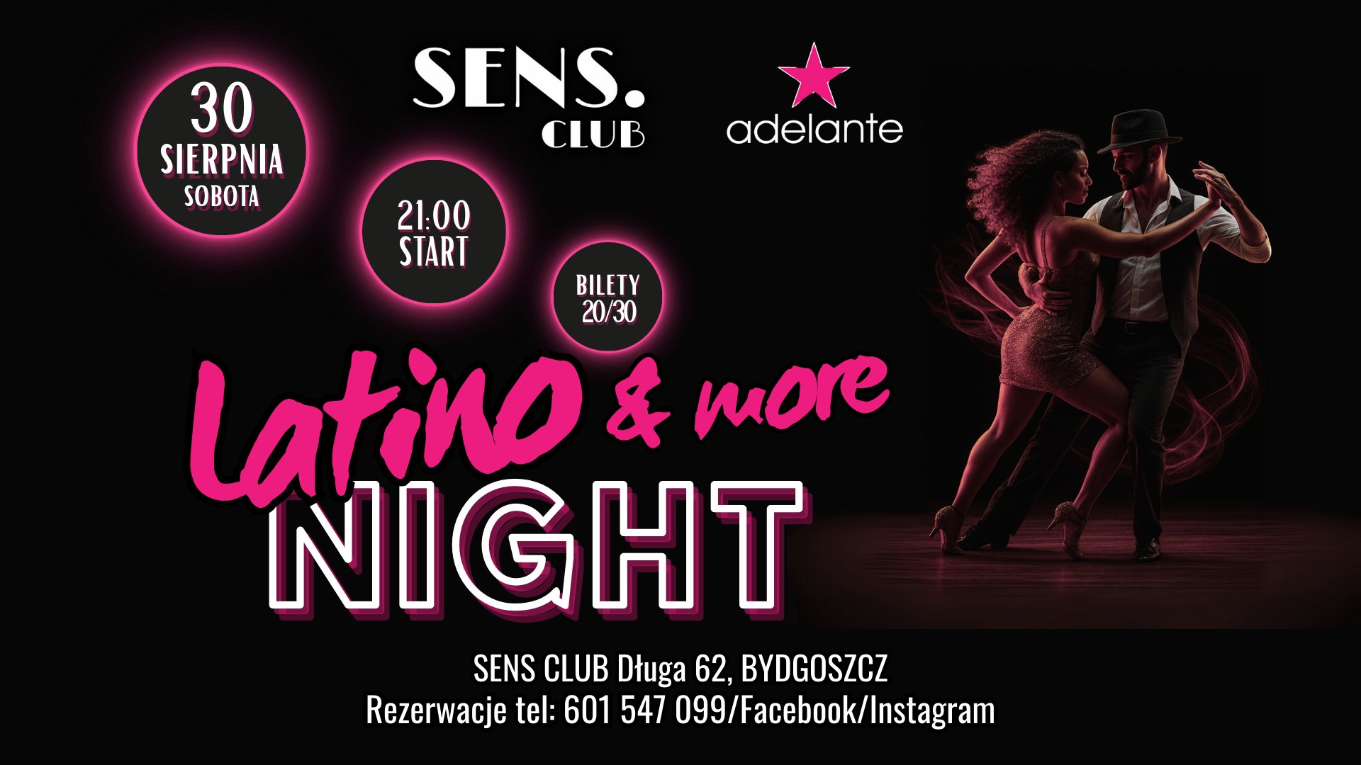 ✨ LATINO & more NIGHT w SENS CLUB ✨