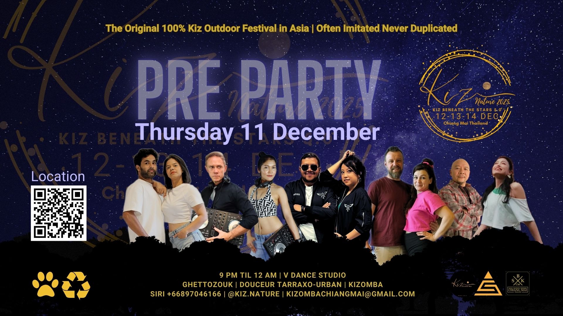 Kiz Nature 2025 Pre Party (Chiang Mai city)