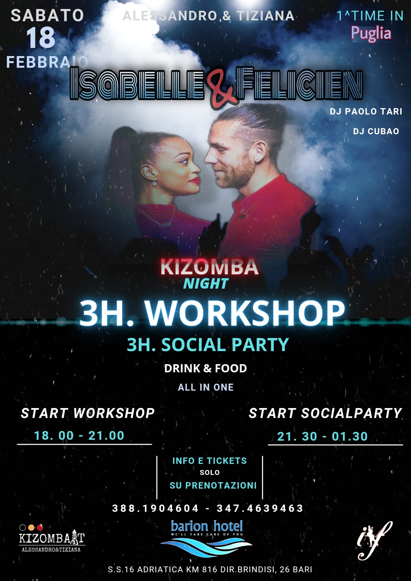 ✨Kizomba night with Isabelle & Felicien✨