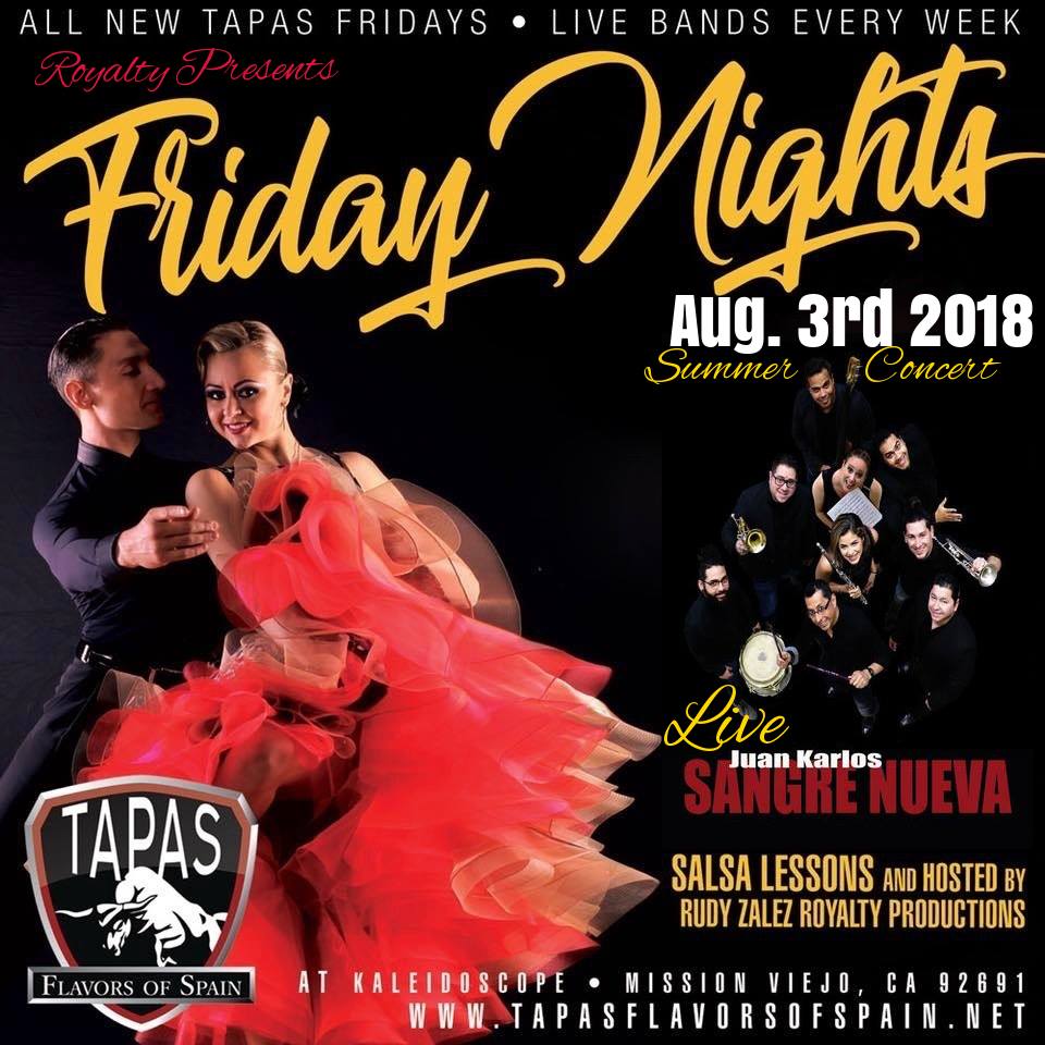 Friday Live Salsa & Bachata - Sangre Nueva