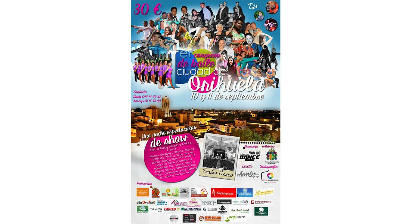 1er Congreso de baile "Ciudad de Orihuela"