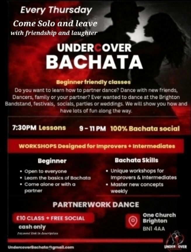 Partnerwork Dance & Social. Bachata Latin night