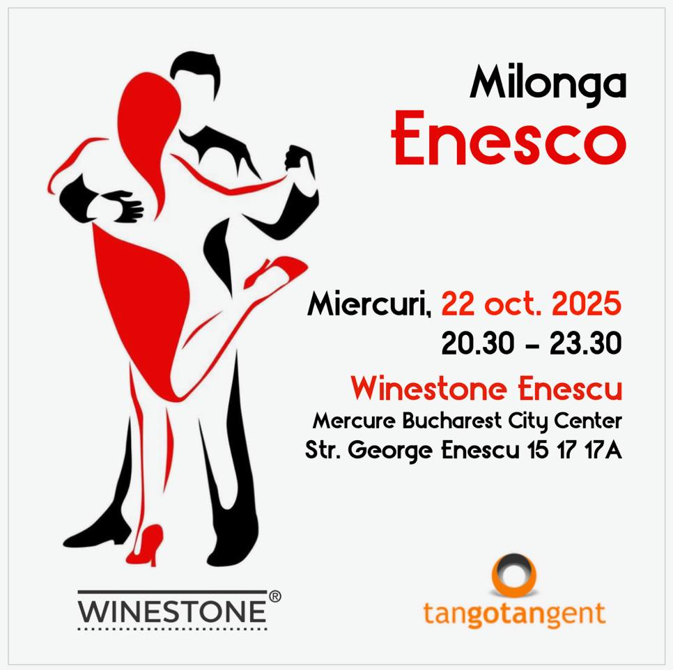 Milonga Enesco - serată de tango argentinian cu ștaif :)