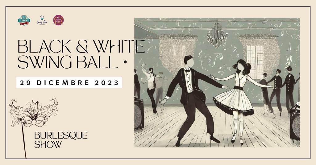 Black & White Masquerade Swing Ball