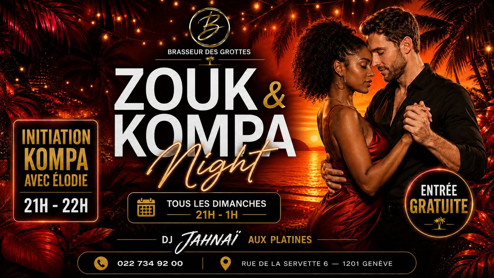 🔥 ZOUK & KOMPA NIGHT 🔥