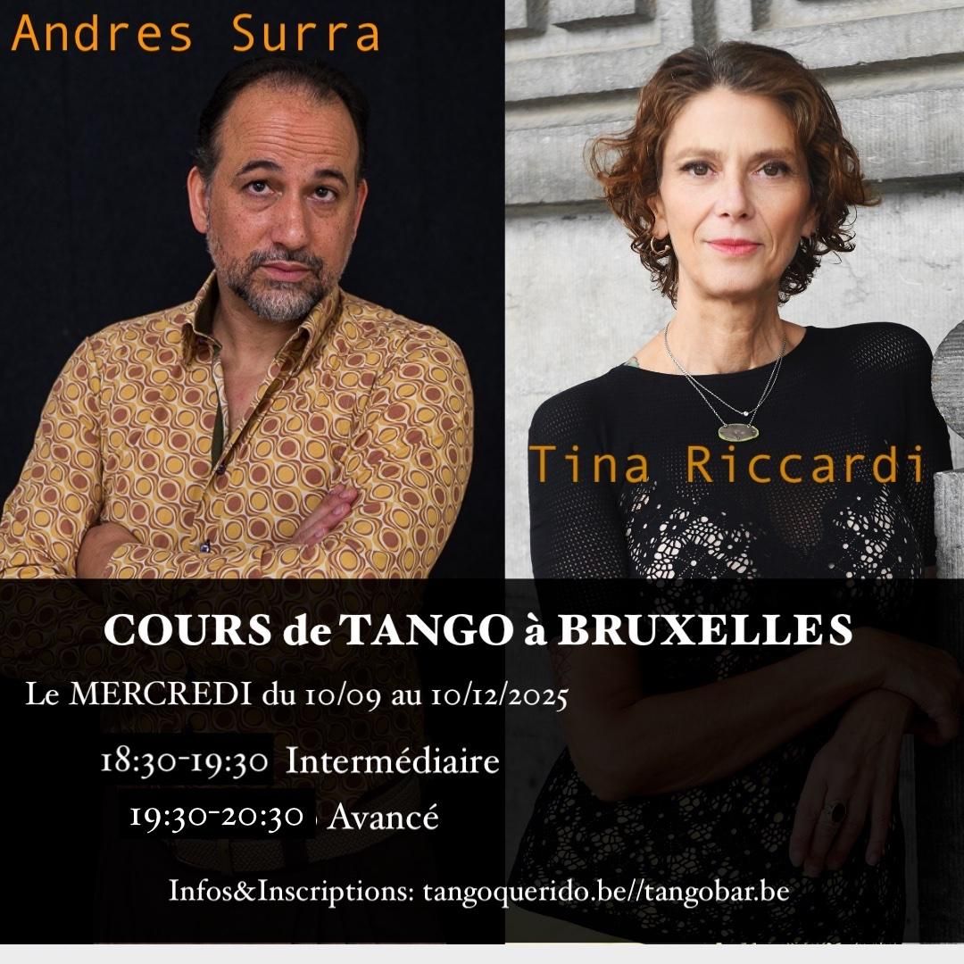 Reprise des cours du TangoBar avec Tina Riccardi et Andres Surra!