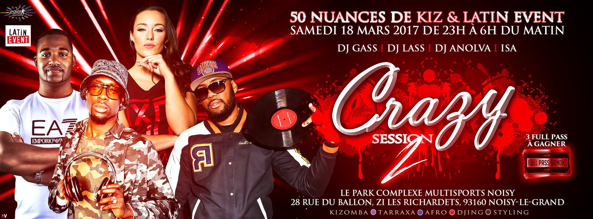 Samedi 18 Mars : Crazy Session 2: Trio De Choc
